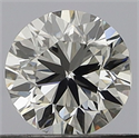 Natural Diamond 0.40 Carats, Round with Very Good Cut, H Color, VS2 Clarity and Certified by GIA