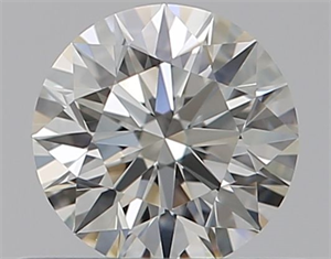 Picture of Natural Diamond 0.42 Carats, Round with Excellent Cut, H Color, VS1 Clarity and Certified by GIA