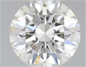 Natural Diamond 0.40 Carats, Round with Excellent Cut, H Color, IF Clarity and Certified by GIA