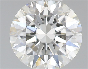 Picture of Natural Diamond 0.40 Carats, Round with Excellent Cut, H Color, IF Clarity and Certified by GIA