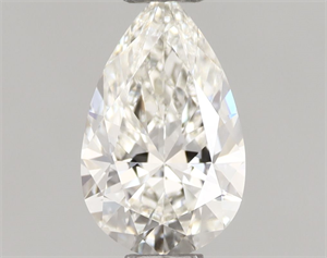 Picture of Natural Diamond 0.51 Carats, Pear with  Cut, I Color, IF Clarity and Certified by GIA