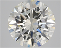 Natural Diamond 3.01 Carats, Round with Excellent Cut, K Color, SI1 Clarity and Certified by GIA