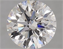 Natural Diamond 2.35 Carats, Round with Excellent Cut, E Color, SI1 Clarity and Certified by GIA