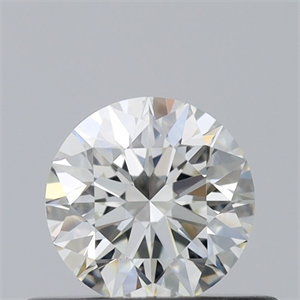 Picture of Natural Diamond 0.45 Carats, Round with Excellent Cut, J Color, VVS2 Clarity and Certified by GIA