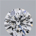 Natural Diamond 0.41 Carats, Round with Excellent Cut, E Color, I1 Clarity and Certified by GIA