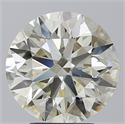 Natural Diamond 4.51 Carats, Round with Excellent Cut, K Color, SI2 Clarity and Certified by IGI