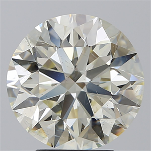 Picture of Natural Diamond 4.51 Carats, Round with Excellent Cut, K Color, SI2 Clarity and Certified by IGI