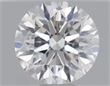 Natural Diamond 0.40 Carats, Round with Excellent Cut, E Color, VS2 Clarity and Certified by GIA