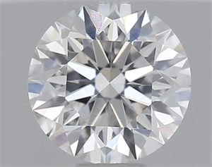 Picture of Natural Diamond 0.40 Carats, Round with Excellent Cut, E Color, VS2 Clarity and Certified by GIA