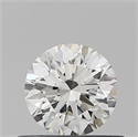 Natural Diamond 0.40 Carats, Round with Excellent Cut, I Color, SI2 Clarity and Certified by GIA