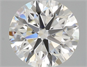 Natural Diamond 0.44 Carats, Round with Excellent Cut, I Color, VS2 Clarity and Certified by GIA