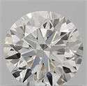 Natural Diamond 0.57 Carats, Round with Excellent Cut, J Color, VS2 Clarity and Certified by GIA