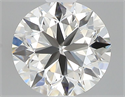 Natural Diamond 0.40 Carats, Round with Very Good Cut, I Color, VVS2 Clarity and Certified by GIA