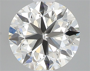 Picture of Natural Diamond 0.40 Carats, Round with Very Good Cut, I Color, VVS2 Clarity and Certified by GIA