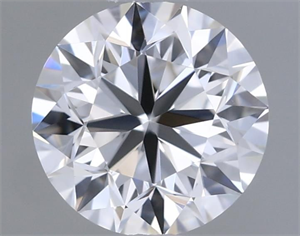 Picture of Natural Diamond 0.40 Carats, Round with Very Good Cut, D Color, VS1 Clarity and Certified by GIA