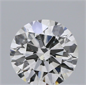 Natural Diamond 0.40 Carats, Round with Excellent Cut, H Color, SI2 Clarity and Certified by GIA