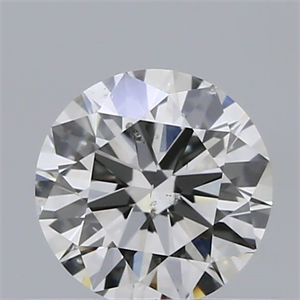 Picture of Natural Diamond 0.40 Carats, Round with Excellent Cut, H Color, SI2 Clarity and Certified by GIA