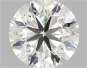 Natural Diamond 0.40 Carats, Round with Very Good Cut, I Color, VVS2 Clarity and Certified by GIA