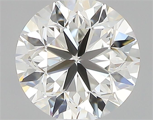 Picture of Natural Diamond 0.40 Carats, Round with Very Good Cut, I Color, VVS2 Clarity and Certified by GIA