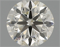 Natural Diamond 0.50 Carats, Round with Excellent Cut, I Color, SI1 Clarity and Certified by IGI