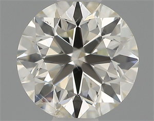 Picture of Natural Diamond 0.50 Carats, Round with Excellent Cut, I Color, SI1 Clarity and Certified by IGI