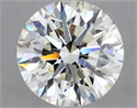 Natural Diamond 2.19 Carats, Round with Excellent Cut, J Color, VS2 Clarity and Certified by GIA