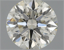 Natural Diamond 0.53 Carats, Round with Excellent Cut, I Color, VS2 Clarity and Certified by IGI