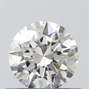 Picture of Natural Diamond 0.40 Carats, Round with Excellent Cut, J Color, VVS1 Clarity and Certified by GIA