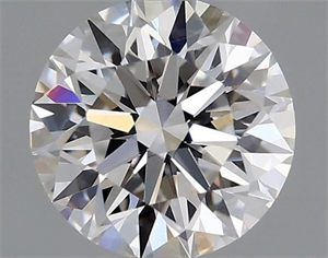 Picture of Natural Diamond 0.44 Carats, Round with Excellent Cut, D Color, VVS2 Clarity and Certified by GIA