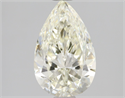 Natural Diamond 1.51 Carats, Pear with  Cut, J Color, SI1 Clarity and Certified by IGI