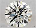 Natural Diamond 0.40 Carats, Round with Excellent Cut, J Color, IF Clarity and Certified by GIA