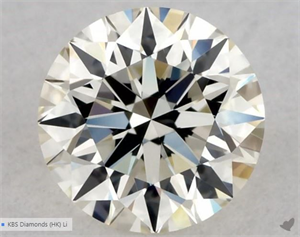 Picture of Natural Diamond 0.40 Carats, Round with Excellent Cut, J Color, IF Clarity and Certified by GIA