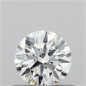 Natural Diamond 0.40 Carats, Round with Excellent Cut, F Color, I1 Clarity and Certified by GIA