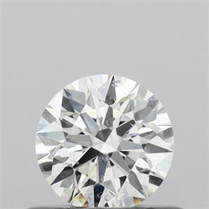 Picture of Natural Diamond 0.40 Carats, Round with Excellent Cut, F Color, I1 Clarity and Certified by GIA