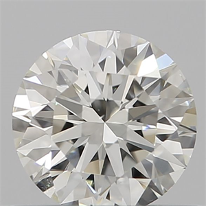 Picture of Natural Diamond 0.50 Carats, Round with Excellent Cut, K Color, SI1 Clarity and Certified by GIA