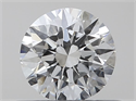 Natural Diamond 0.40 Carats, Round with Excellent Cut, H Color, VVS1 Clarity and Certified by GIA