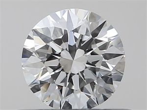 Picture of Natural Diamond 0.40 Carats, Round with Excellent Cut, H Color, VVS1 Clarity and Certified by GIA