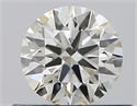 Natural Diamond 0.44 Carats, Round with Excellent Cut, I Color, VS1 Clarity and Certified by GIA