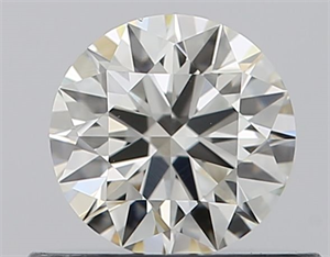 Picture of Natural Diamond 0.44 Carats, Round with Excellent Cut, I Color, VS1 Clarity and Certified by GIA