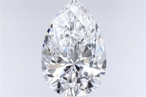 Picture of Natural Diamond 0.75 Carats, Pear with  Cut, D Color, IF Clarity and Certified by GIA