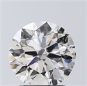 Natural Diamond 1.70 Carats, Round with Good Cut, G Color, SI1 Clarity and Certified by GIA