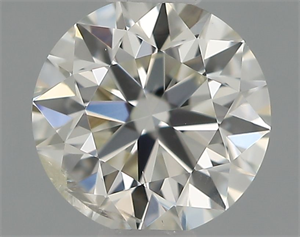 Picture of Natural Diamond 0.40 Carats, Round with Excellent Cut, I Color, I1 Clarity and Certified by IGI