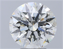 Natural Diamond 4.63 Carats, Round with Excellent Cut, J Color, SI2 Clarity and Certified by GIA