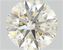 Natural Diamond 0.41 Carats, Round with Excellent Cut, K Color, VS1 Clarity and Certified by IGI