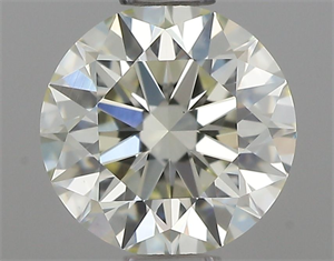 Picture of Natural Diamond 0.63 Carats, Round with Excellent Cut, K Color, VVS2 Clarity and Certified by IGI