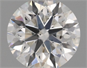 Natural Diamond 0.40 Carats, Round with Excellent Cut, F Color, SI1 Clarity and Certified by GIA