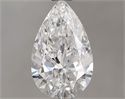 Natural Diamond 1.31 Carats, Pear with  Cut, D Color, VVS2 Clarity and Certified by GIA