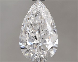 Picture of Natural Diamond 1.31 Carats, Pear with  Cut, D Color, VVS2 Clarity and Certified by GIA