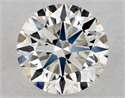 Natural Diamond 0.40 Carats, Round with Good Cut, J Color, VVS2 Clarity and Certified by GIA