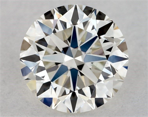 Picture of Natural Diamond 0.40 Carats, Round with Good Cut, J Color, VVS2 Clarity and Certified by GIA